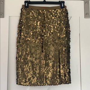 Sequin pencil skirt